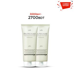 Lador Tea Tree Scalp Clinic Hair Pack 200ml 2pcs Combo