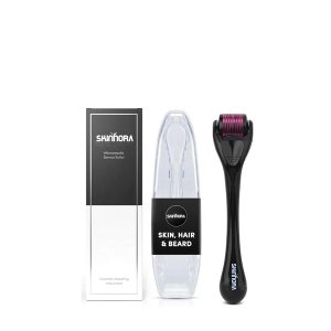SKINNORA 540 Titanium Microneedle Derma Roller 0.5mm Black/Purple (1 piece)