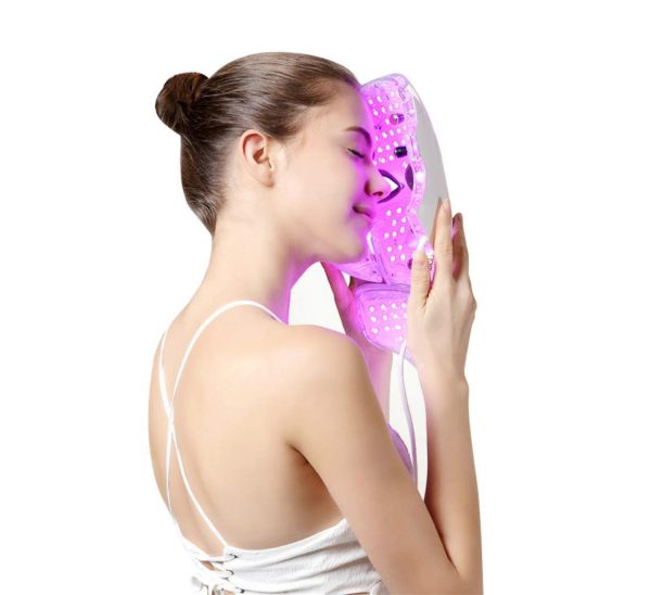 Skin Rejuvenation Photon Therapy 7 Color LED Light Neck Beauty Mask
