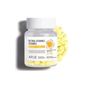 APLB Retinol Vitamin C Vitamin E Beauty Tablet 500mg x 30 Tablets