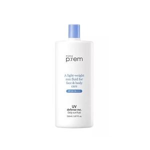 Make prem A Light weight Sun Fluid For Face & Body Cure UV Defense Me SPF 50+PA+++ 150ml