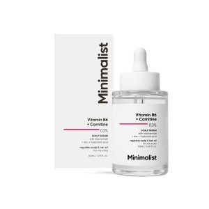 Minimalists Vitamin B6 + Carnitine 03% Scalp Hair Serum 50ml