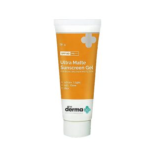 The Derma Co Ultra Matte Sunscreen Gel SPF 60 P+++ 50g
