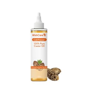 WishCare Cold Pressed 100% Pure Castor Oil 200ml